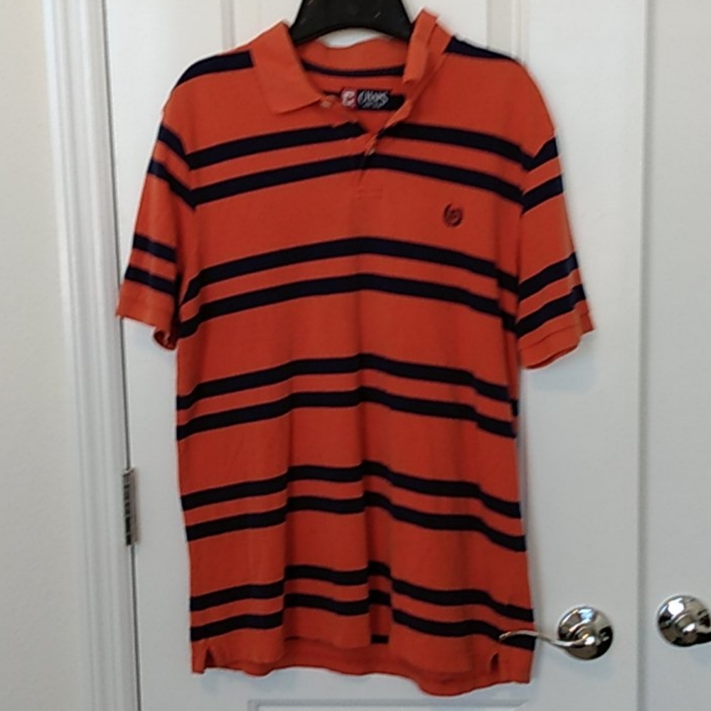 CHAPS MEN'S ORANGE POLO SHIRT